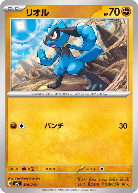 リオル 379/742 일본어판 카드 이미지