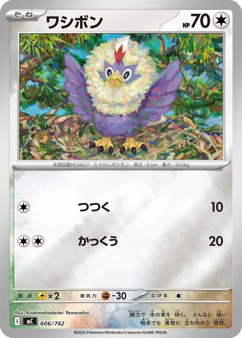 ワシボン 606/742 일본어판 카드 이미지