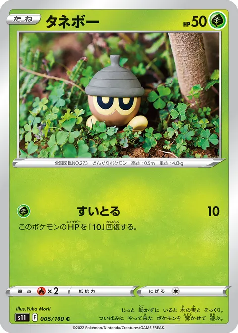 タネボー 005/100 기본판 일본어판 카드 이미지