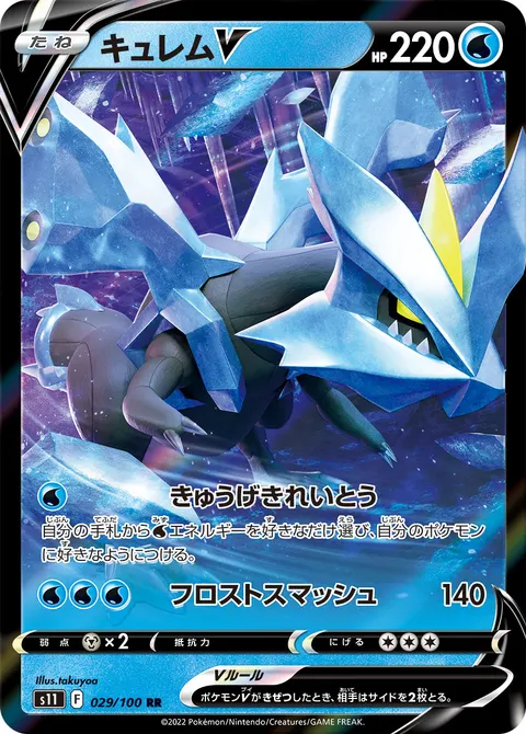 キュレムV 029/100 기본판 일본어판 카드 이미지