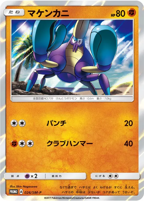 マケンカニ 026/SM-P 기본판 일본어판 카드 이미지