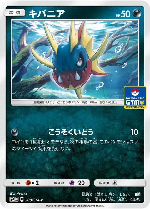 キバニア 300/SM-P 기본판 일본어판 카드 이미지