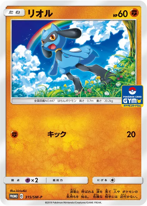 リオル 315/SM-P 기본판 일본어판 카드 이미지