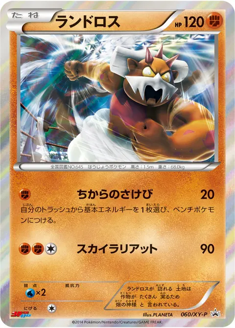 ランドロス 060/XY-P 기본판 일본어판 카드 이미지